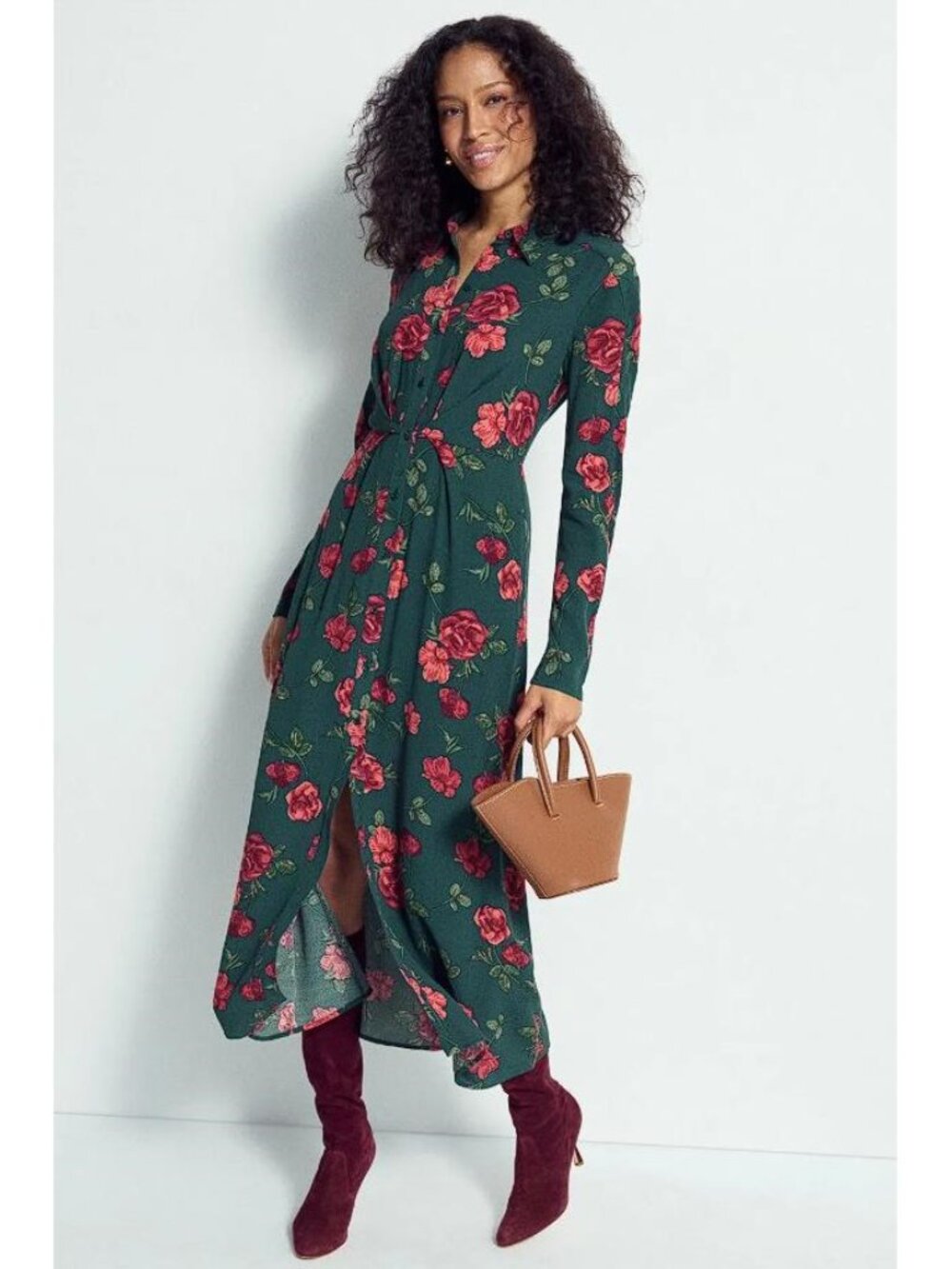 FAVORITE DAUGHTER Women's The Icon Dress Size 14 in Magical Forest Rose